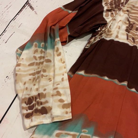 NWT Dressbarn tie dye look blouse - Picture 5 of 9